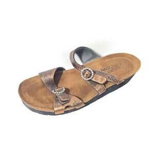 Naot Kate Rhinestone Buckle Sandals Women's Sz EU 37 / US 6 Shoes slides